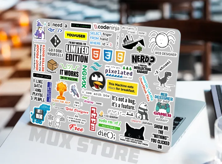 Mini%20stickers%20in%20one%20frame%20universal%20%20Laptop%20Skin%20Vinyl%20Sticker%20Decal,%2012%2013%2013.3%2014%2015%2015.4%2015.6%20inch%20Laptop%20Skin%20Sticker%20Cover%20Art%20Decal%20Protector%20Fits%20All%20Laptops%20-%20Image%202