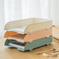 File Storage Tray Stackable File Storage Rack A4 Paper Box Stationery Shelf. 