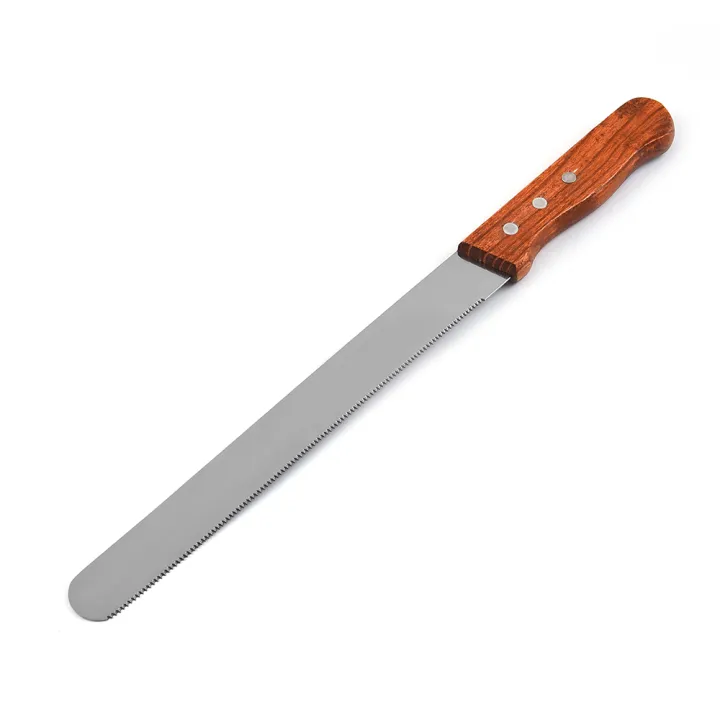 14%20inch%20Stainless%20Steel%20Bread%20Knife%20with%20Wooden%20Handle%20(Fine%20teeth,%20Thick%20teeth,%20Flat%20teeth)%20-%20Image%202