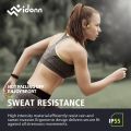 Vidonn F1( Grey )Titanium Open-Ear Headphones (Bone Conduction Technology), Wireless with Bluetooth and Mic for Running Cycling Hiking. 