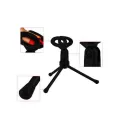 SF-666 Condenser Microphone Omnidirectional Mic 3.5mm Jack With Stand Holder For Studio Recording Broadcasting. 