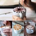 2X Milk Frothing Pitcher 350Ml (12Oz)Steaming Pitchers Milk Coffee Cappuccino Latte Art Barista Steam Pitchers Milk Cup. 