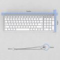 Jelly Comb Multi-Device Keyboard Supports up to three devices simultaneously and easily switch. 