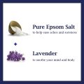 Dr Teal's Epsom Salt Soaking Solution, Soothe & Sleep, Lavender, 500 grams. 