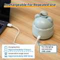 Cute Design USB Rechargeable Mini Desktop Vacuum Cleaner Portable Vacuum Cleaner. 
