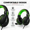 OVAN-X39 RGB Gaming Headset with Mic | 3.5mm Wired Gaming Headphones | Stereo Bass | Noise Reduction | Soft Memory Foam | PC Laptop PS4 PS5 Xbox Mobile. 