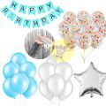 Beautiful Birthday Decoration Set Blue & White Grand Theme for Birthday Girls & Birthday Boys Accessories & Gift Decorations Items. 