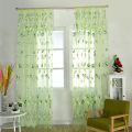 Sheer Curtain Washable Breathable Transparent Door Drape. 