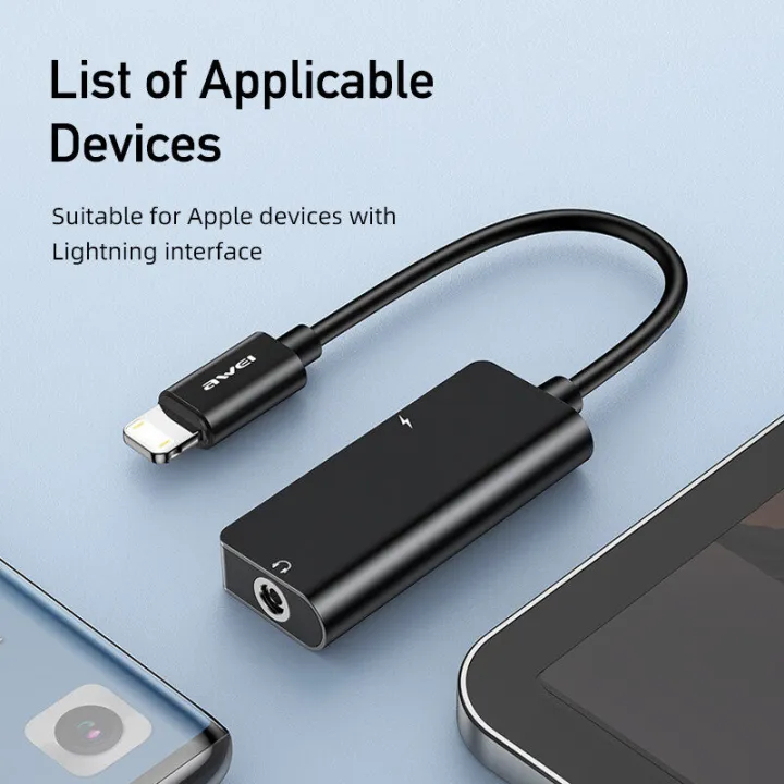 Awei%20CL-121%20Light-ning%20To%203.5mm%20Jack%20Aux%20Charging%20Cable%20Listening%20Headphone%20Adapter%20High%20Quality%20-%20Image%204