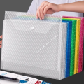 5-Pack Multicolor A4 Clear Polypropylene Document Folders – Durable PP Plastic Envelopes with Snap Button for School & Office Organization | Blendzii Outleex®. 