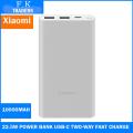 Xiaomi Mi 10000mah 22.5w Power Bank Usb-C Two-Way Fast Charge Powerbank Portable Charger (Silver). 