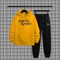 Squid game Printed winter Hood Tracksuit For Men and Boys. 