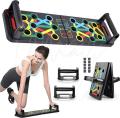 Professional Pushup Board 9 In 1 Foldable  – Multi functional ABS Pushup Exercise Body Building Rack, Push-up Fitness Equipment Stand For Muscles, Triceps For Home And Outdoor, Multipurpose Gym Training Workout Tool Device For Men Women. 
