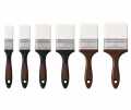 Premium Paint Brush Set 1" 2" 3" 4" 4" Double 5" Double | White Nylon Bristles | PVC Handle | Wall, Oil & Emulsion Paint Brush. 