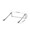 Ultra Light Laptop Stand V3.3 Portable Adjustable Aluminum Alloy Laptop Stand with Anti Slip Grip Light Weight Foldable Durable Stand For All Brands and All Sizes of Laptops. 