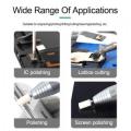 Relife RL-068 Mini Polishing Pen Multi-Speed Electric Drill Engraving Pen Grinding Drilling Cutting relief RL-068 Mini speed control polishing pen suitable for carving grinding drilling cutting cleaning polishing CPU repair Note random color will bo deliv. 
