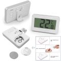 Fridge Thermometer Digital Refrigerator Thermometer, Suplong 2 Sets Digital Waterproof Fridge Freezer Thermometer with Easy to Read LCD Display (White-2). 