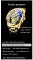 New Design Men Skeleton Watch Quartz Watch. 