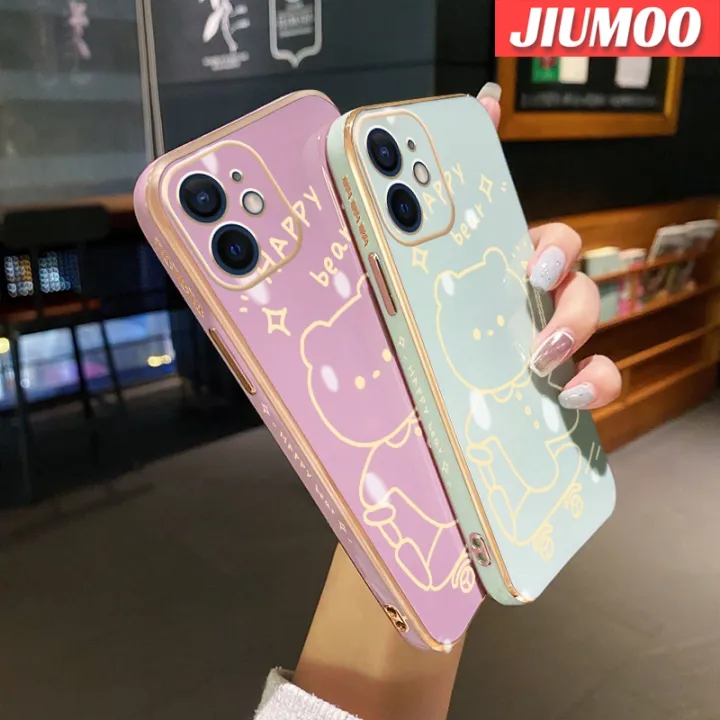 JIUMOO%20Casing%20For%20Xiaomi%20MI%2011%20Lite%204G%2011%20Lite%205G%2011%20Lite%205G%20Ne%20Case%20Yellow%20Bear%20Pattern%20New%20Plating%20Square%20Border%20Casing%20Soft%20Silica%20Gel%20Shockproof%20Phone%20Cases%20All%20Inclusive%20Camera%20Lens%20Protective%20Cover%20-%20Image%206