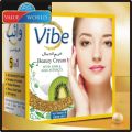 VIBE WHITENINGS BEAUTY CREAM WITH FREE BEAUTY SERUM MULTI VITAMINS FOR FACE FRESHNESS, FRECKLES, ANTI WRINKLES DARK CIRCLES ALL SKIN TYPES, 30 G MILKY WITH KIWI MILK EXTRACTS 3.5 ML. 