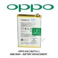 Oppo_ A1K Battery Replacement BLP711 Battery With 4000mAh Capacity-Silver. 