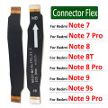 New For Xiaomi Redmi Note 6 7 8 8T 9 9s Pro Main Board Mainboard Motherboard Connector Flex Cable. 