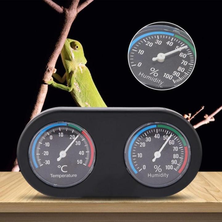 Mini Analog Temperature Humidity Meter Round Shape Thermometer ...