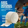 BraceTop Elastic Tubular Support Bandage - Natural Color for Large Knee Support Bandage - Medium To Large Thigh, Cotton Spandex. 