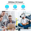 Doomhot WiFi Repeater 2.4Ghz Wireless Range Extender WiFi Signal Booster 1200Mbps Wi-Fi Signal Amplifier Network Routers Network Extender for AP Router Range EU Plug. 