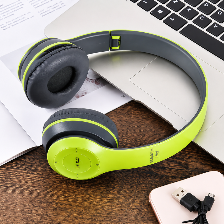 P47%20Wireless%20Bluetooth%20Headphones%20%7C%20Foldable%20Stereo%20Headset%20with%20Mic%20for%20Music%20&%20Calls%20-%20Image%204