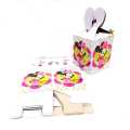 Pack of 10Pcs Minnie Mouse Theme Goody Boxes for Kids Birthday Party Celebration Candy Box for Gifts. 