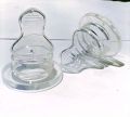 Orthodontic Palate Silicone Nipple 2 Pcs - Regular Small Size & Wide Neck Large Size. 