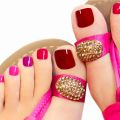 100Pcs Clear Press On Toe Nail Tips Acrylic Artificial Toenails French Full Cover DIY Foot Nails Salon and Foot Decoration. 