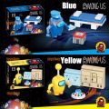 【Free 2 Hidden Dolls 8 Pcs Lego Among us Minifigures Building Blocks Toys for Kids Gift New 2021 Style Education Toy. 