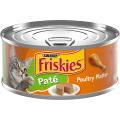 Purina Friskies Paté Poultry Platter For Adult And Kittens Wet Cat Food - 156G. 