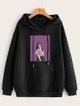 Hoodie For Girl & Women SELFIE Printed Kangaroo Hoodie Pocket Drawstring Pullovers Clothing Long Sleeves Export Quality Winter Wear. 