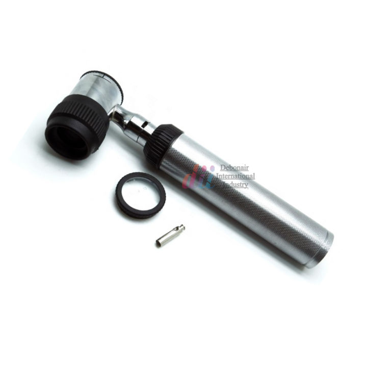 10x Magnifier Brass Handle Dermatoscope Set - Portable Metal Body Dermascope With 0-10 mm Scale | Skin Diagnostic Set | Skin Care Tools for Dermatologists | Dermoscopy (Dermatoscopy)