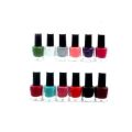 Multi-color PeelOff Nail Polish Pack of 12. 