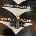 PSA straight speed controller 4/6/8/10/12mm Diameter Adjustable Water Flow Speed Control Tee Valve Garden Irrigation Water Pipe Switch Throttle Valve. 