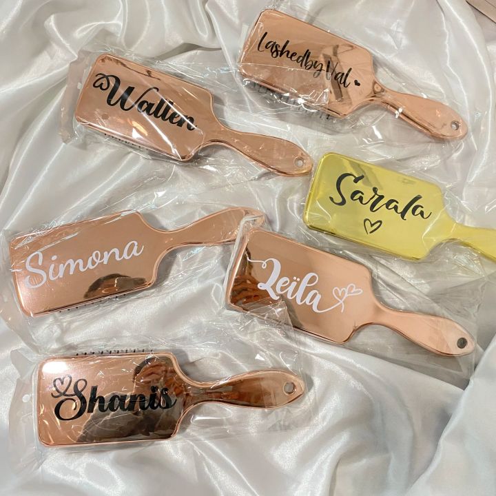 Custom Hair Brush Personalised Name Hair Brush Bridesmaid Gift Proposal Box Filler Hairbrush Gifts Ladies Gift Idea