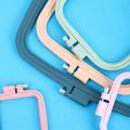 1PC Embroidery Hoops 7-25cm Square Cross Stitch Rack Plastic Embroidery Hoop Frame Rings for DIY Cross Stitch Sewing Craft Tools. 