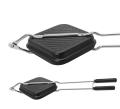 Non Stick gas Toaster , Sandwich Maker Panini Press Grill Pan - Double Sided Coated Grill Cheese Sandwich Maker for Stovetop Top - Non-Stick Aluminum Flip Pan. 