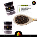 Premium Whole Black Pepper Corn 70g - Gluten Free, Filtered & Graded Cooking Spice. 