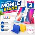 Plastic Mobile Stand 2 Pcs– Universal Phone Holder for Desk & Table | Lightweight Durable Smartphone Stand Compatible with Android Devices. 