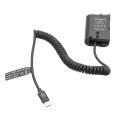 EL15 Dummy Coupler Battery Type-C Spring Cable for Nikon D500 D600 D750 D780 D850 Z5 Z6 Z6II Z7 Z7II V1 D7000 D7500 Replacement. 