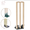 Ball Hitting Wicket For Cricket, 1 Base Stand 2 Bails. 