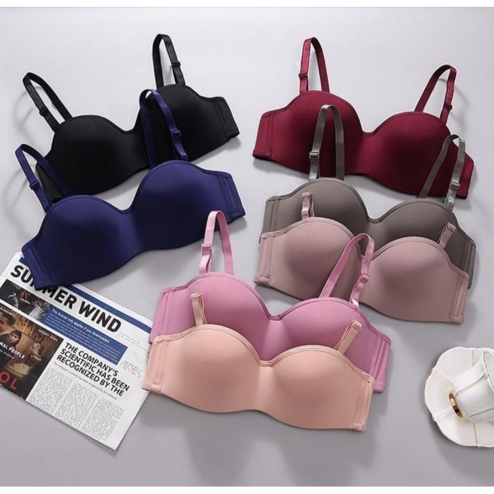 Smooth Half Cup Wired Pushup Bra