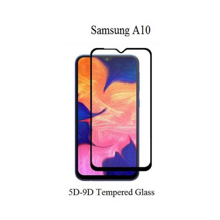 Samsung Galaxy A10 Full Black 9D5D6D10D11D21D Tempered Glass Screen Protector Full Glue Edge To Edge For Samsung Galaxy A10
