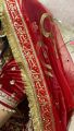 Nikkah Dupatta for Brides | Customized White Nikkah Dupatta with Groom's Name | Lace and Pen Detailing | Batt Paki, Mangni, and Qabool Ha Dupatta | Red Wedding Dupatta for Bride | Elegant Nikkah Dupatta for Girls | Wedding Party Nikkah Dupatta. 