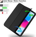 iPad mini 6 2021 Cover with Pencil Holder, Trifold Stand Protective Case. 